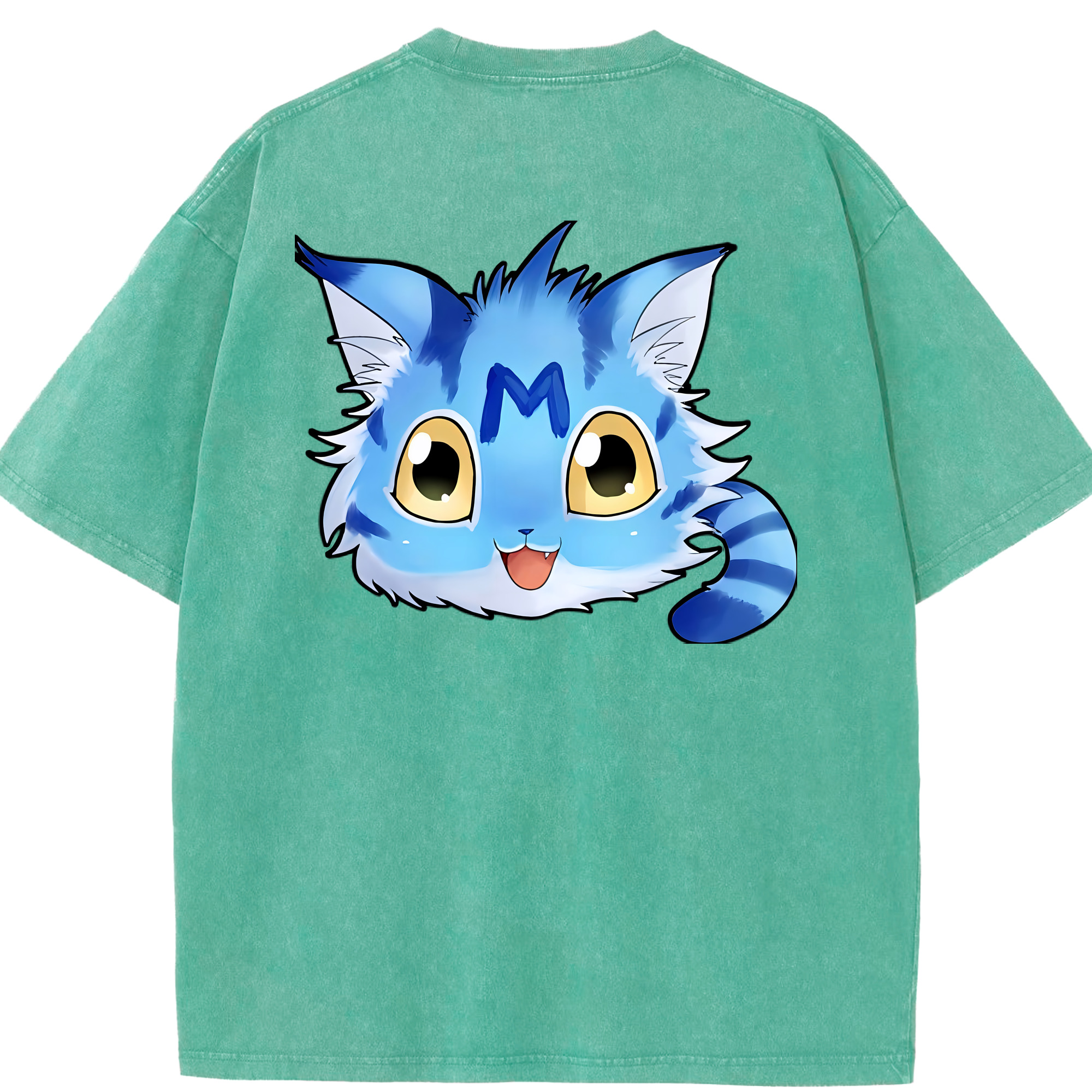 （画像用） Digimon デジタルモンスター/デジモン 綿100% ヴィンテージ風 半袖Tシャツ（背面プリント）